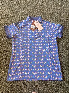 Kathryn Lily Equestrian Ponies & Popsicles Sun Shirt Large NWT